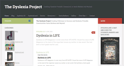 Desktop Screenshot of dyslexiaproject.com