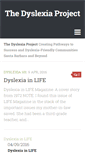 Mobile Screenshot of dyslexiaproject.com